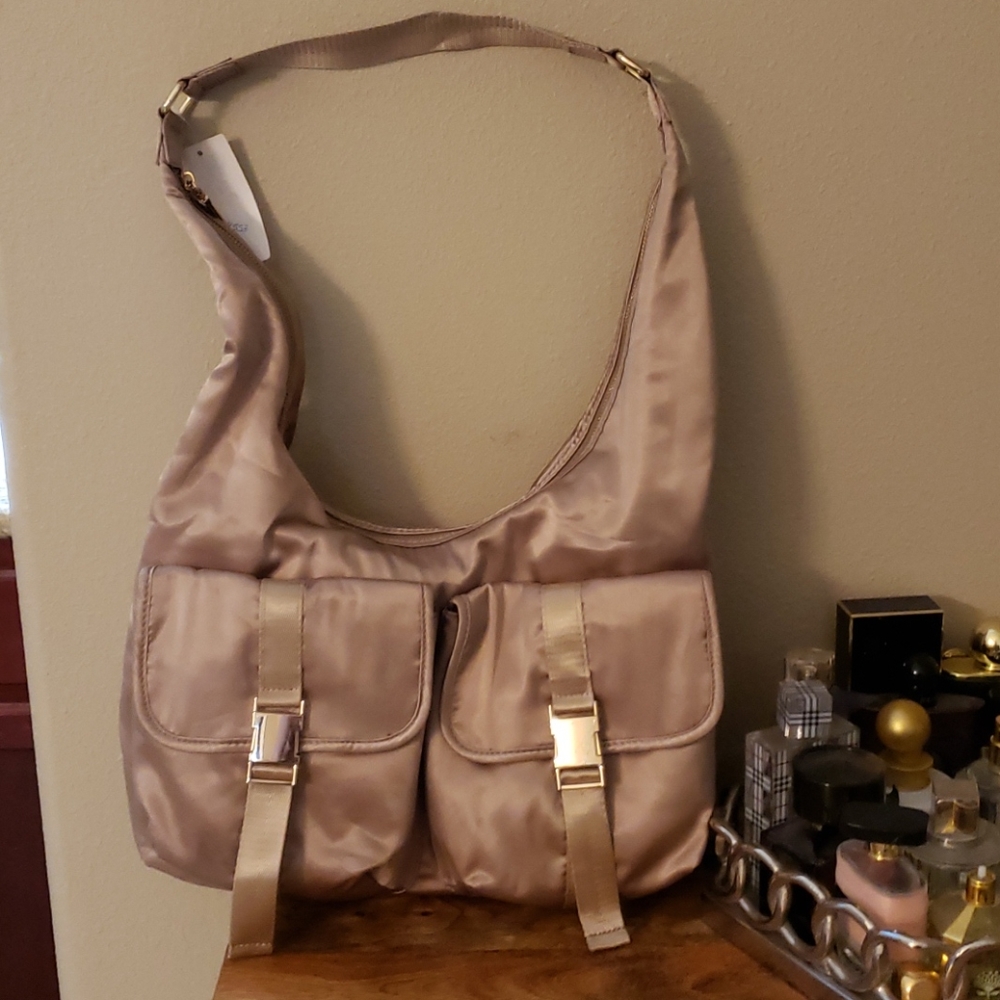 Steve Madden champagne bag